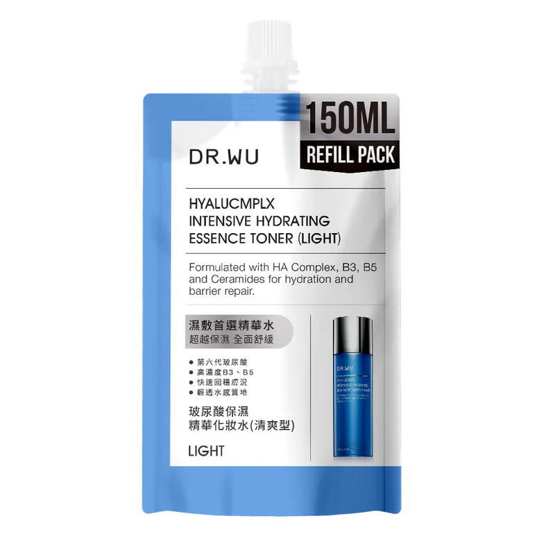 玻尿酸保濕精華化妝水補充包(清爽型)150ML